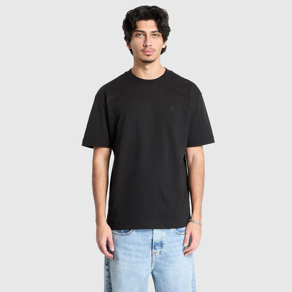 Calvin Klein Layered Monogram T-Shirt - Black |ThirdBaseUrban