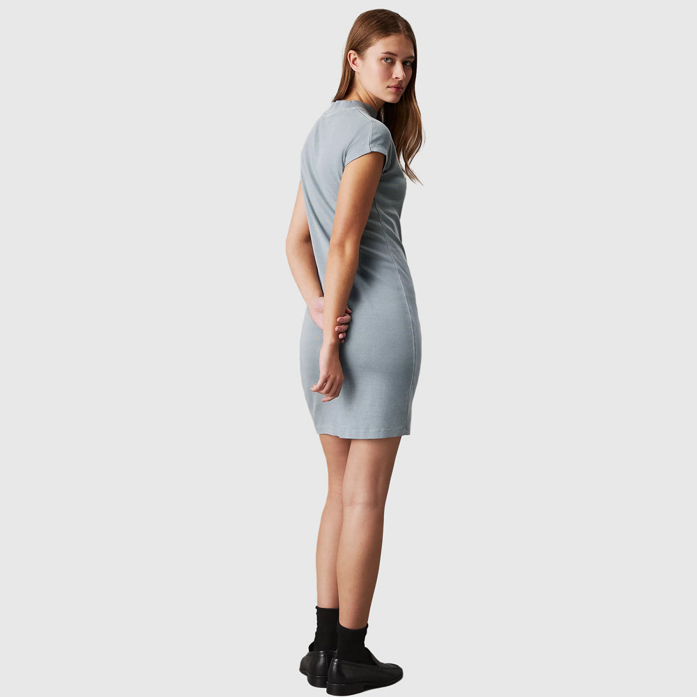 Washed Cap Sleeve Dress - Teal