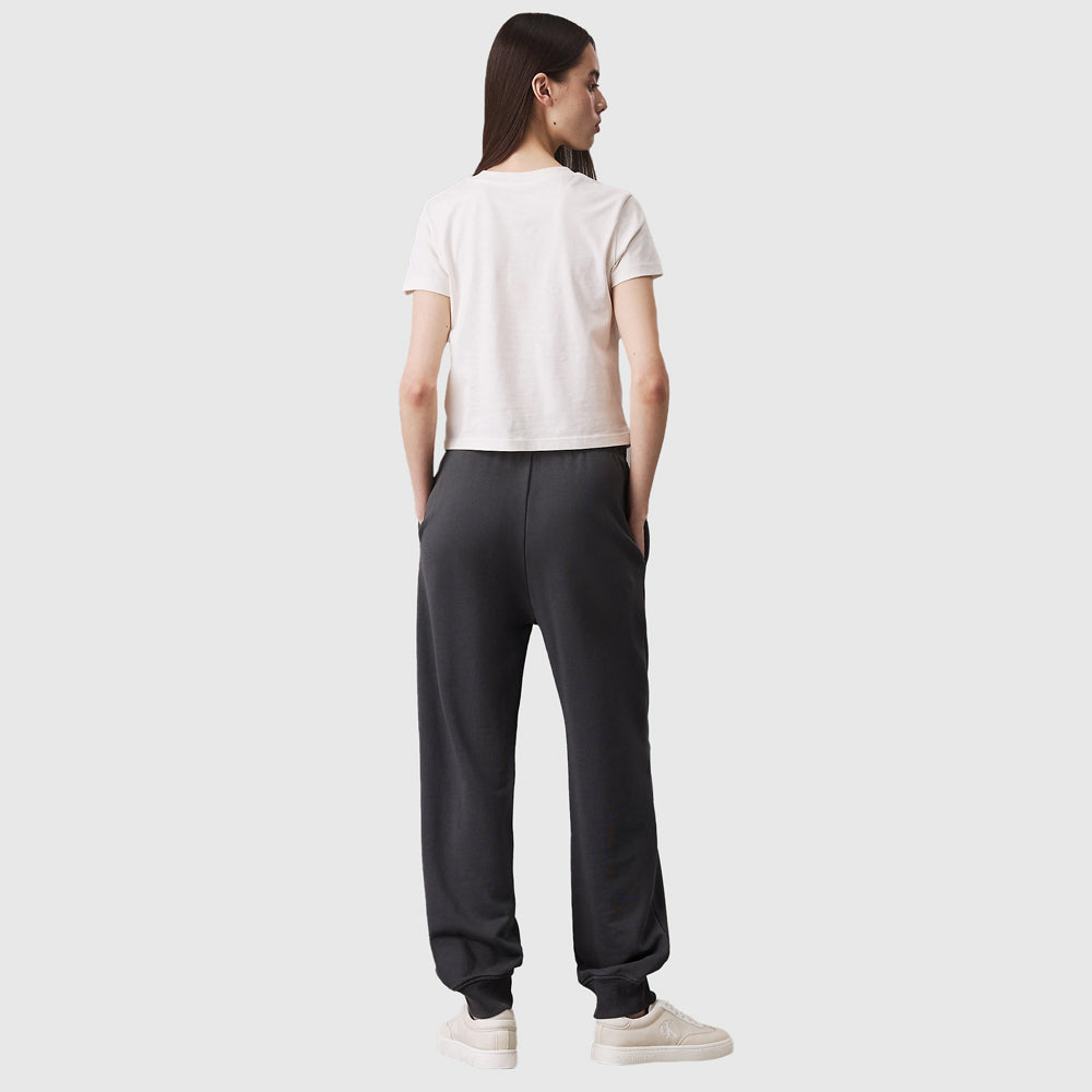 Washed Print Jogger - Washed Black