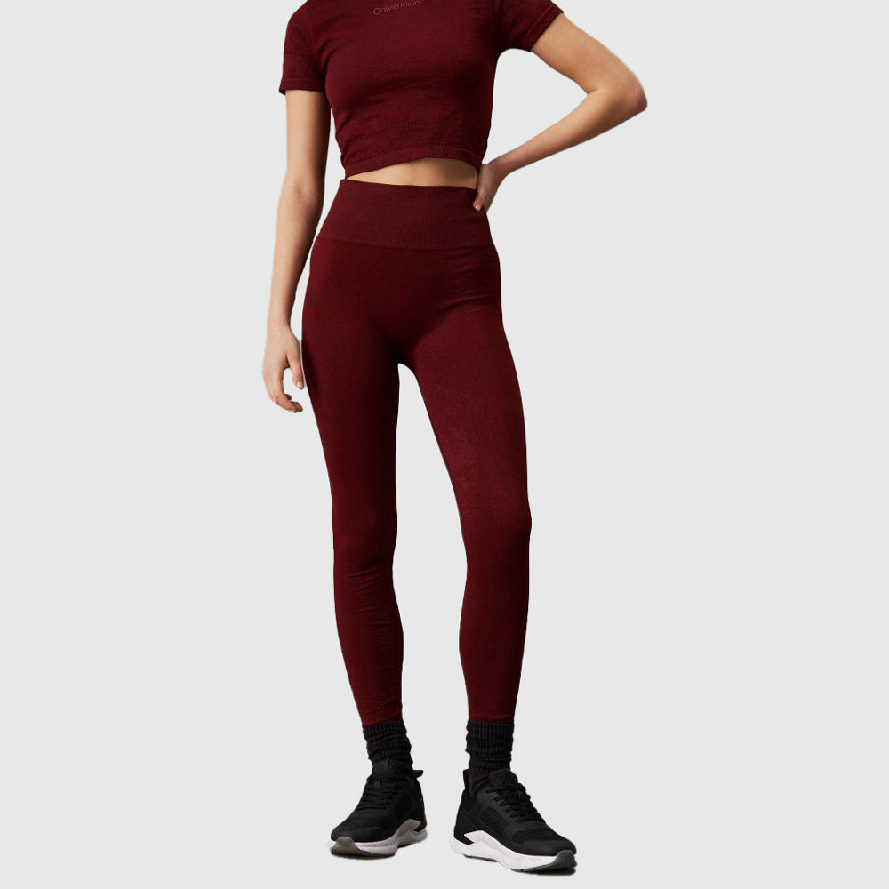 Calvin Klein Performance Leggings - Red |ThirdBaseUrban