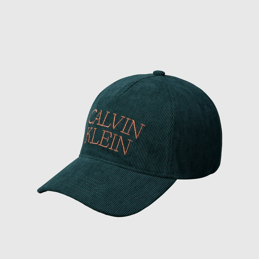 Corduroy Panel Cap - Navy Teal