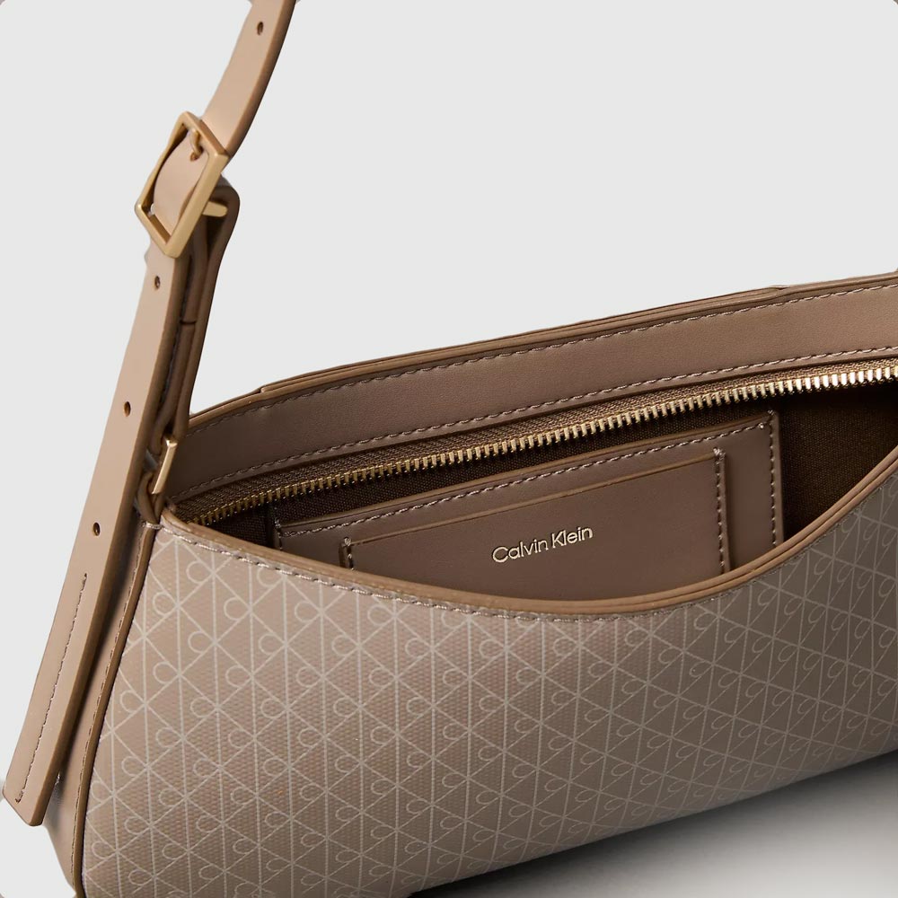 Aop Shoulder Bag - Desert Taupe