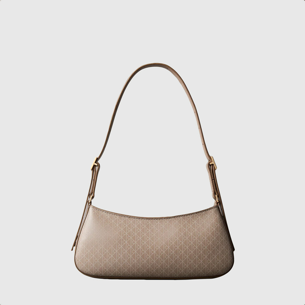Calvin Klein Aop Shoulder Bag - Desert Taupe |ThirdBaseUrban