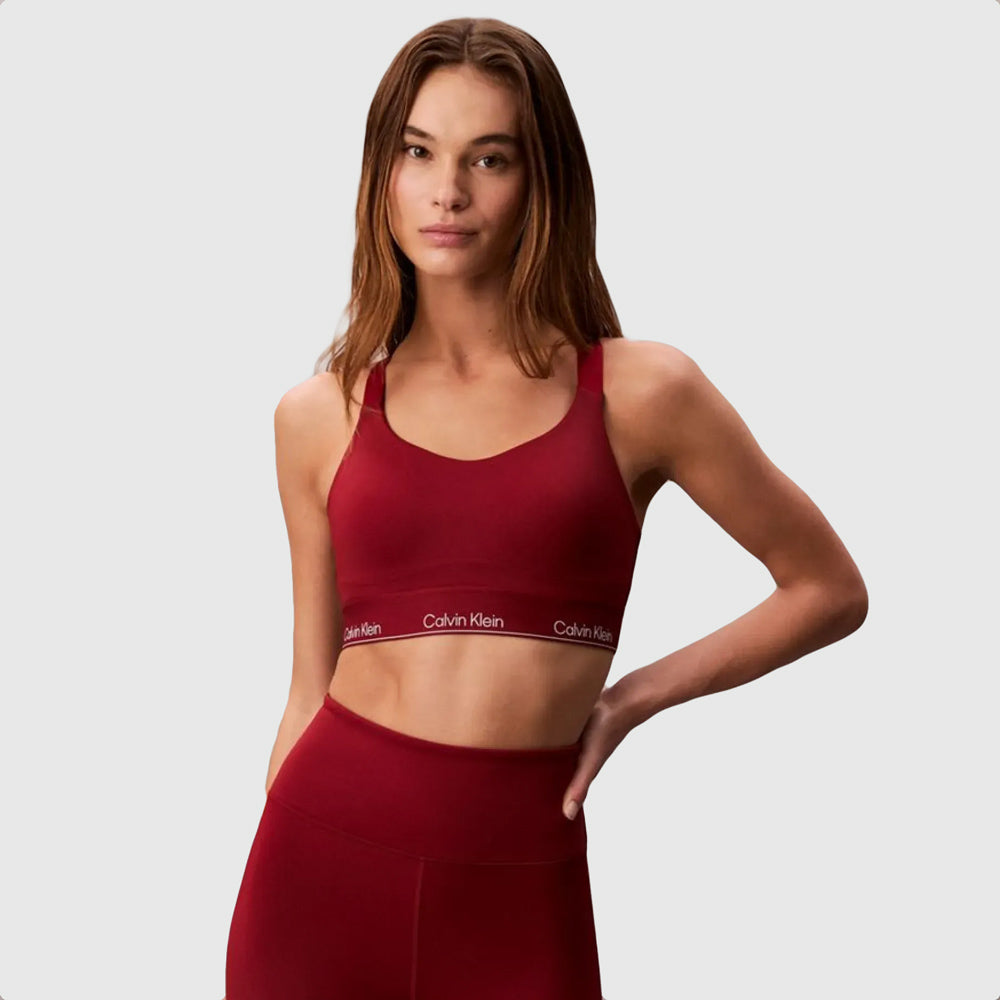 Calvin Klein Modern Sport Bra - Berry |ThirdBaseUrban