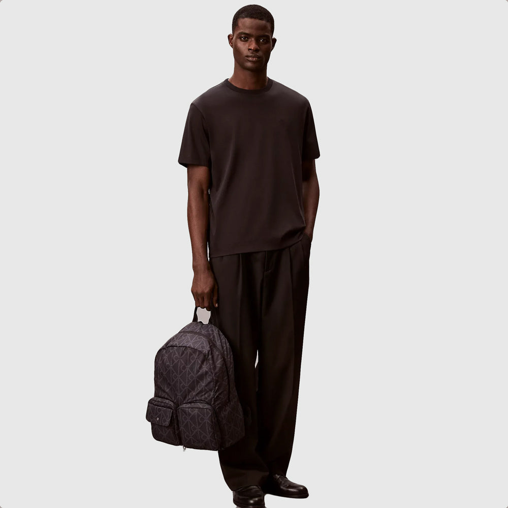 Aop Nylon Backpack - Pirate Black