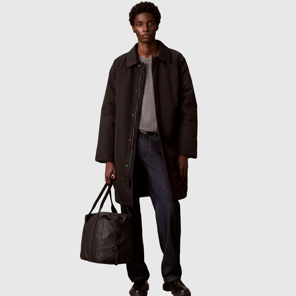 Puffer Utility Duffle Bag - Black