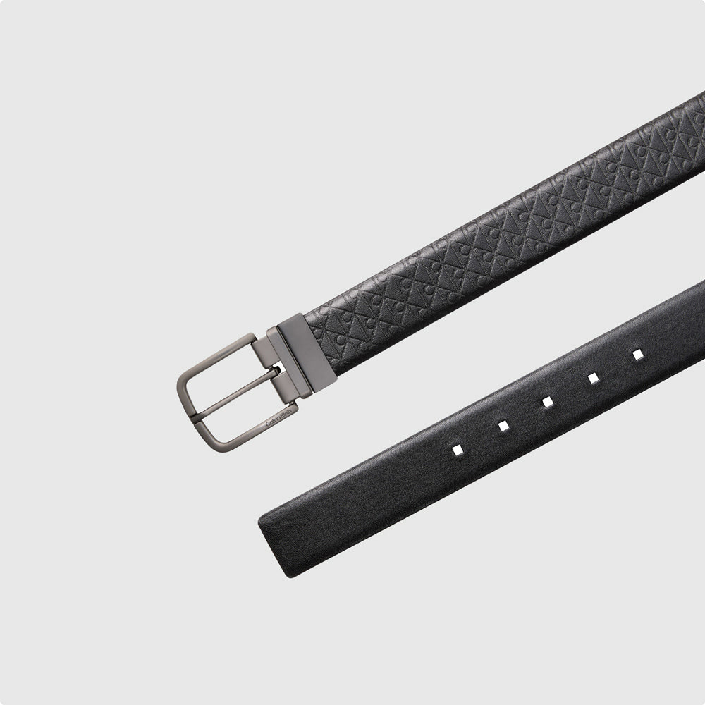 Round Buckle Smooth - Black