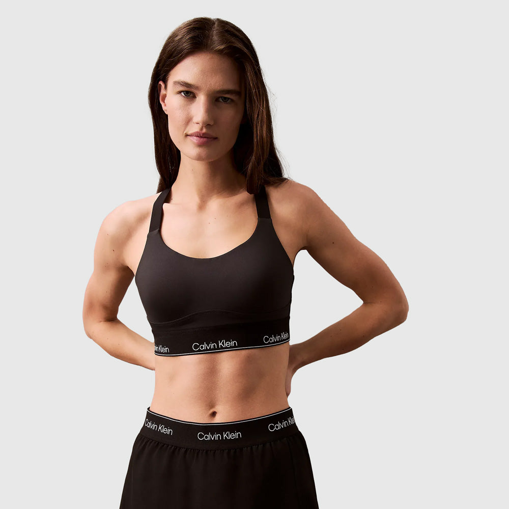 Calvin Klein High Support Sports Bra - Black |ThirdBaseUrban