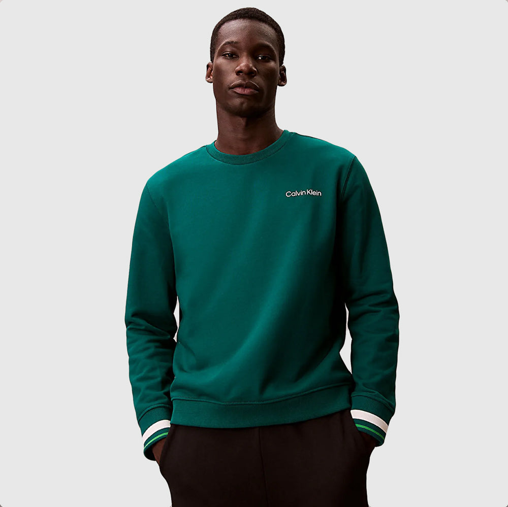 Calvin Klein Fleece Sweater - Green |ThirdBaseUrban