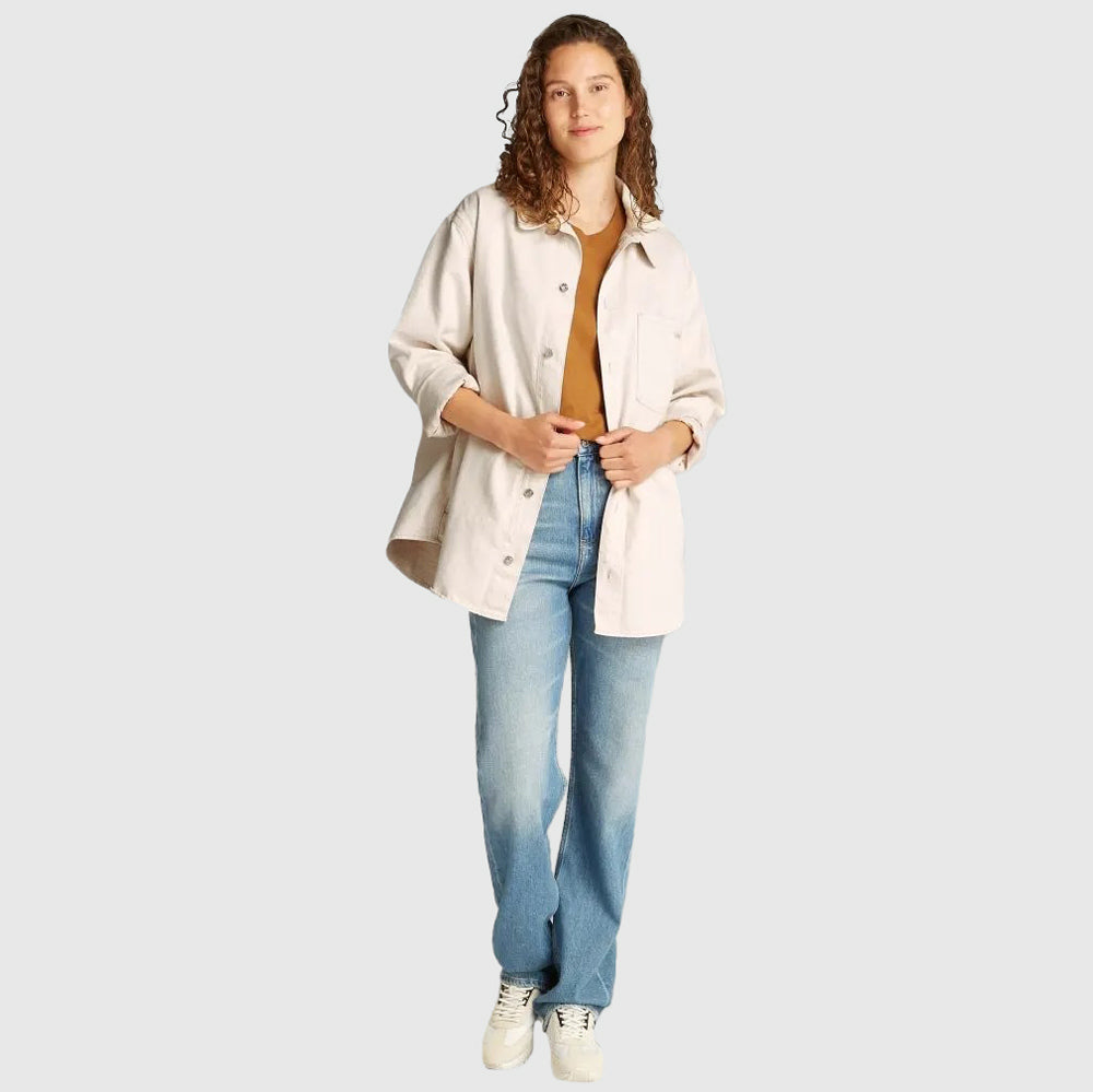90'S Linen Overshirt - Denim Light