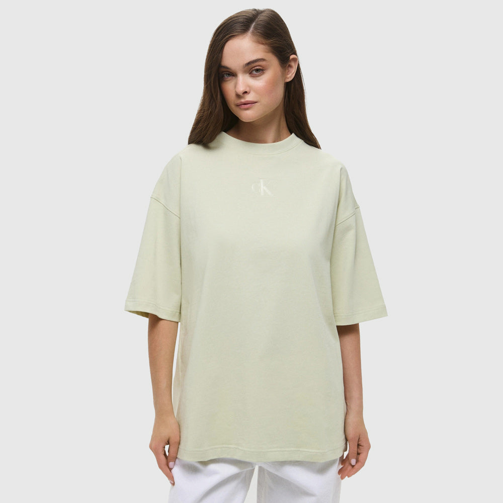 Calvin Klein Liquid Ck Monologo T-Shirt - Light Green |ThirdBaseUrban