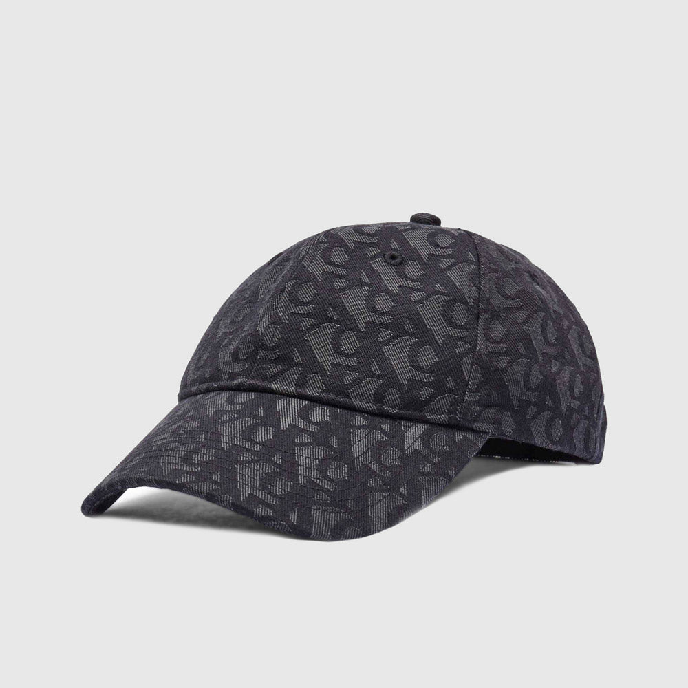 Monogram Baseball Cap - Black
