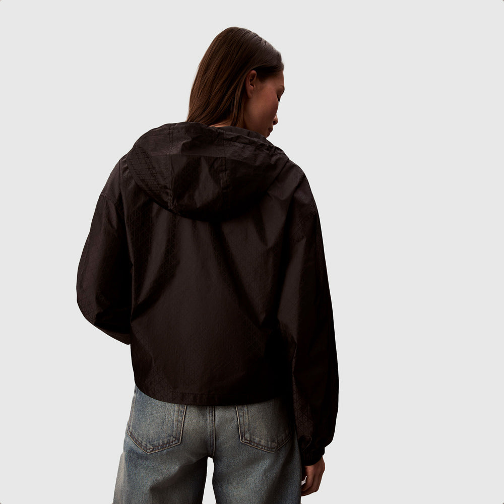 Jacquard Wind Jacket - Black