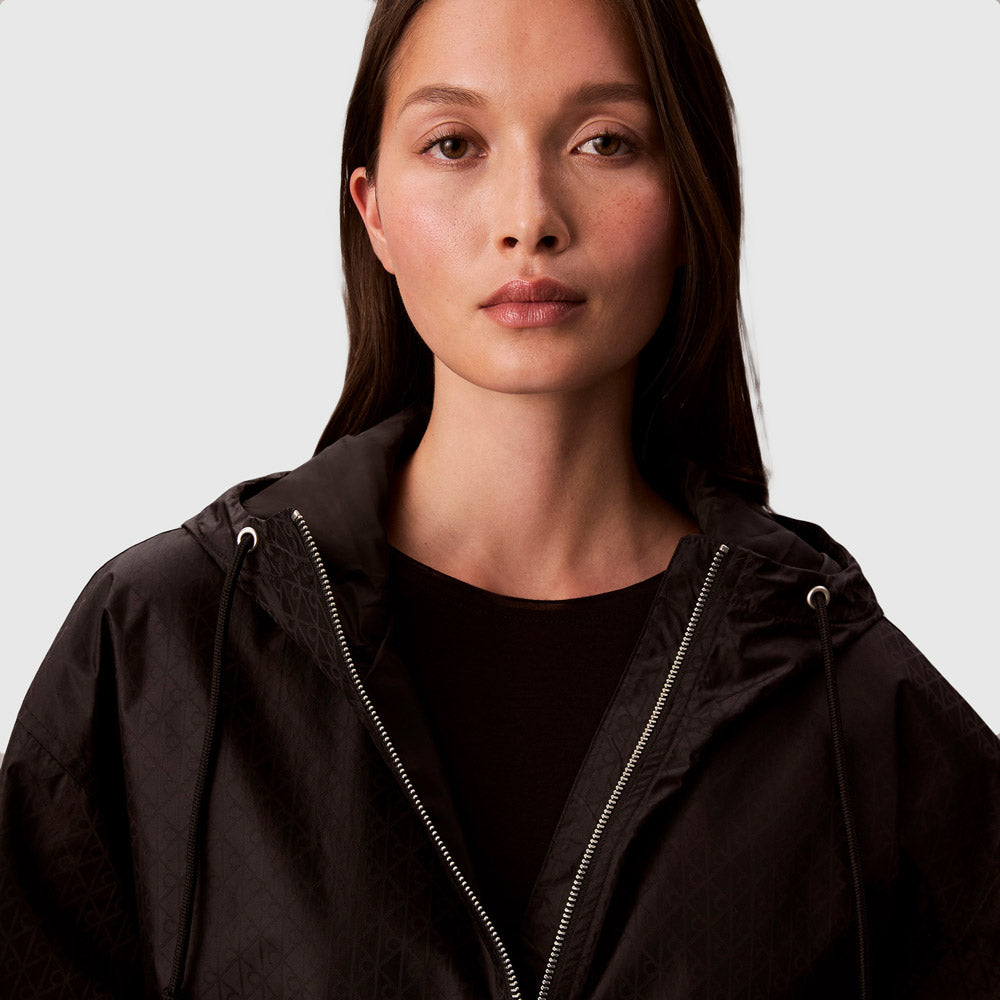 Jacquard Wind Jacket - Black