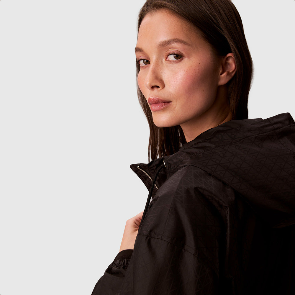 Jacquard Wind Jacket - Black