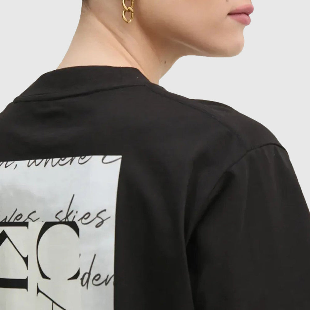 Back Photo Graphic T-Shirt - Black