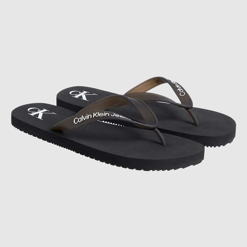 Beach Sandal - Black / White