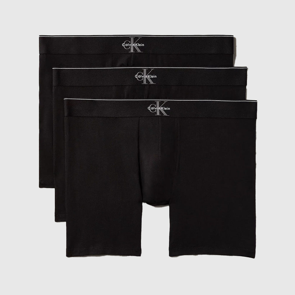 Graphic Monogram Boxer Briefs - Black