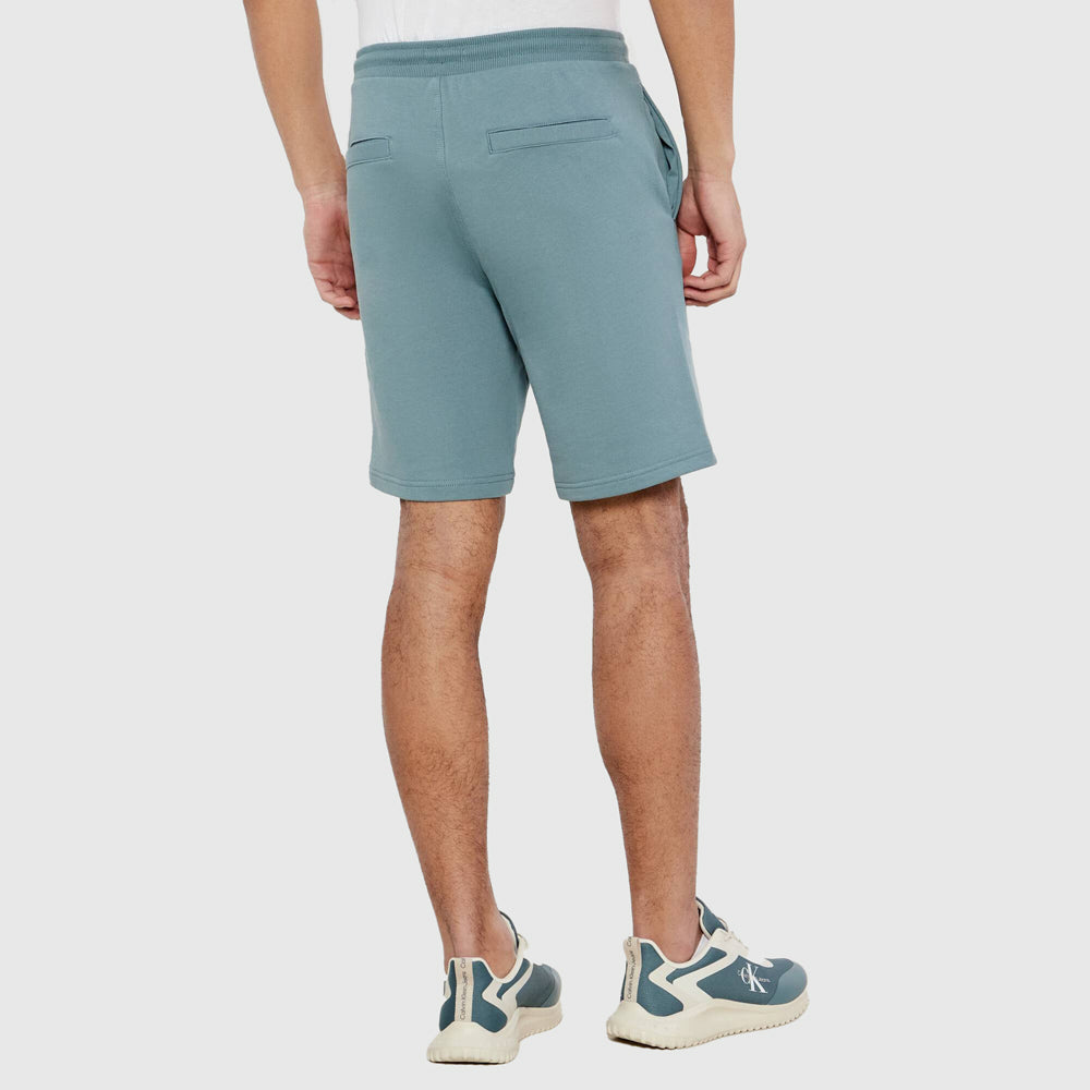 Brush Stroke Graphic Shorts - Teal