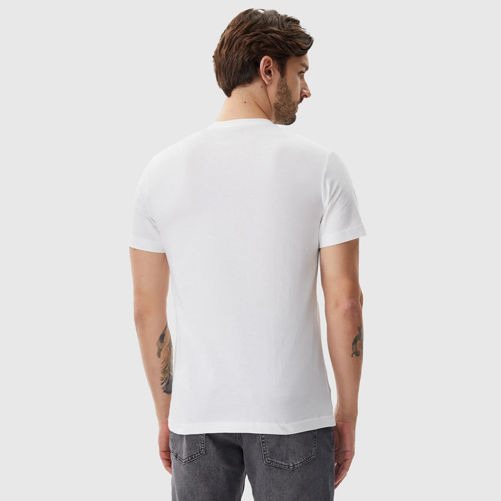 Brush Stroke Graphic T-Shirt - White