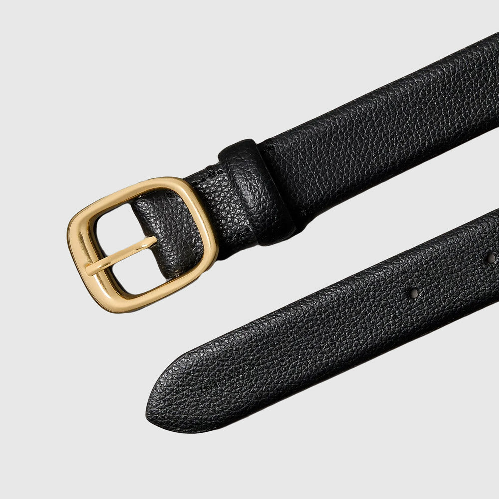 Chuncky Bukle Caviar Strap 30Mm - Black