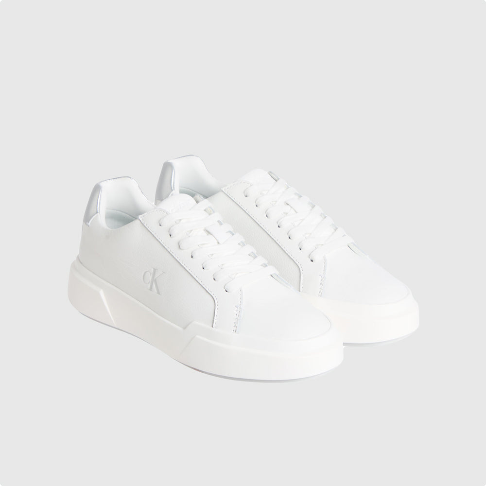 Chunky Cupsole Laceup Sneaker - White Multi