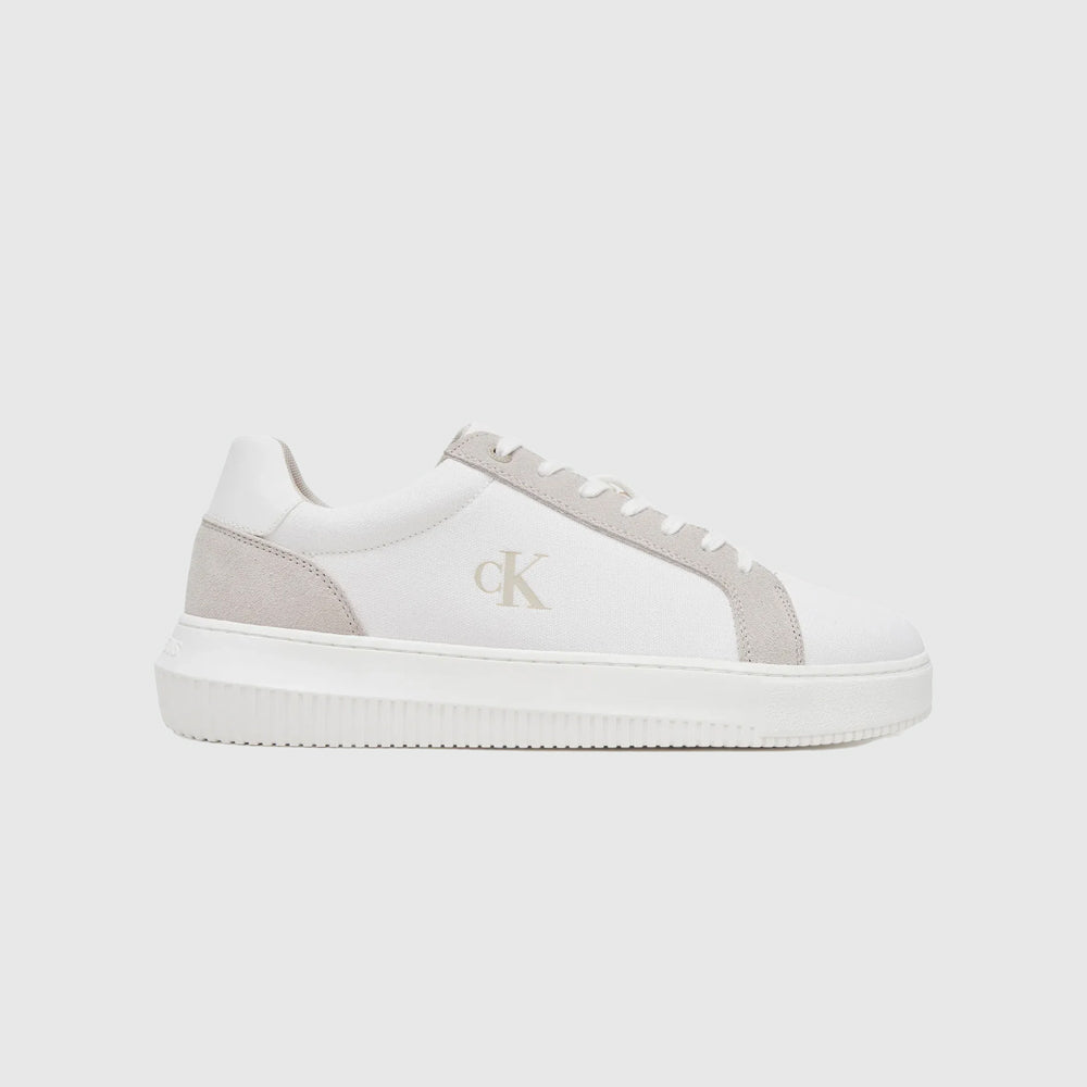 Calvin Klein Chunky Canvas Sneaker - White Multi |ThirdBaseUrban