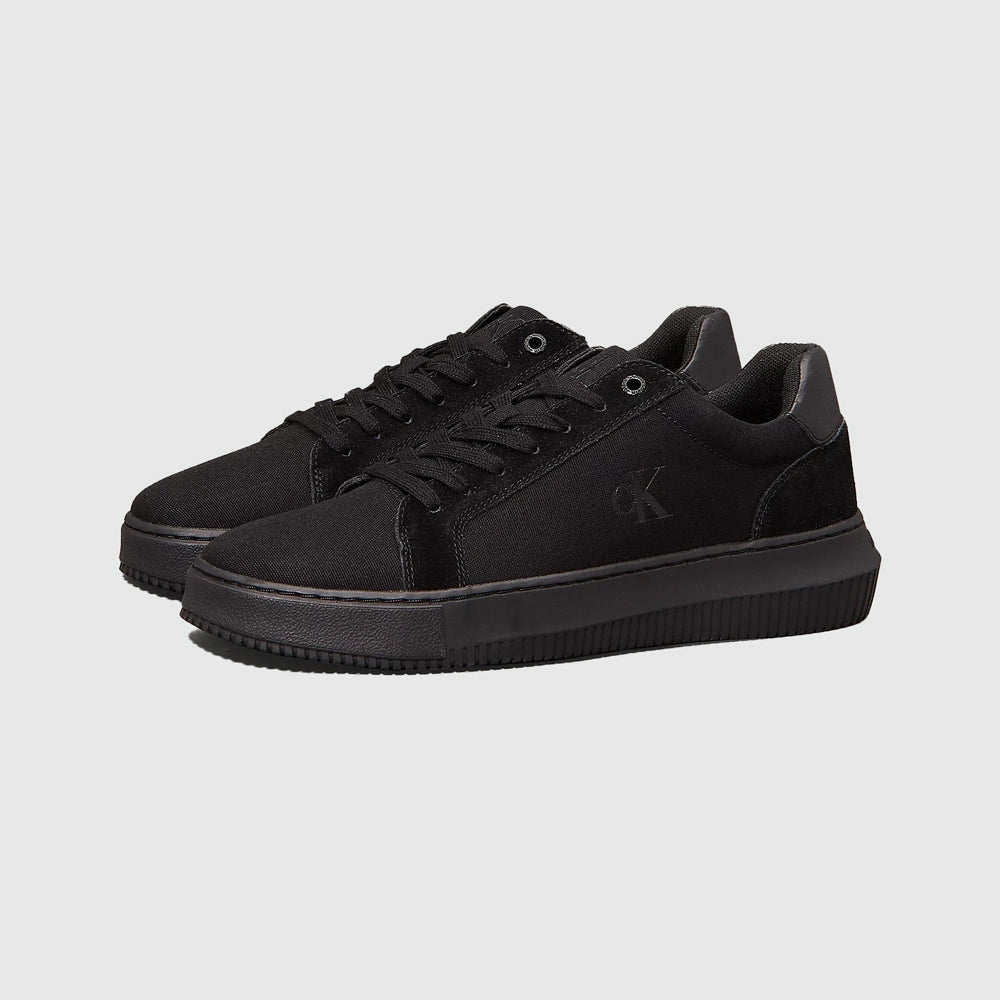 Chunky Canvas Sneaker - Black