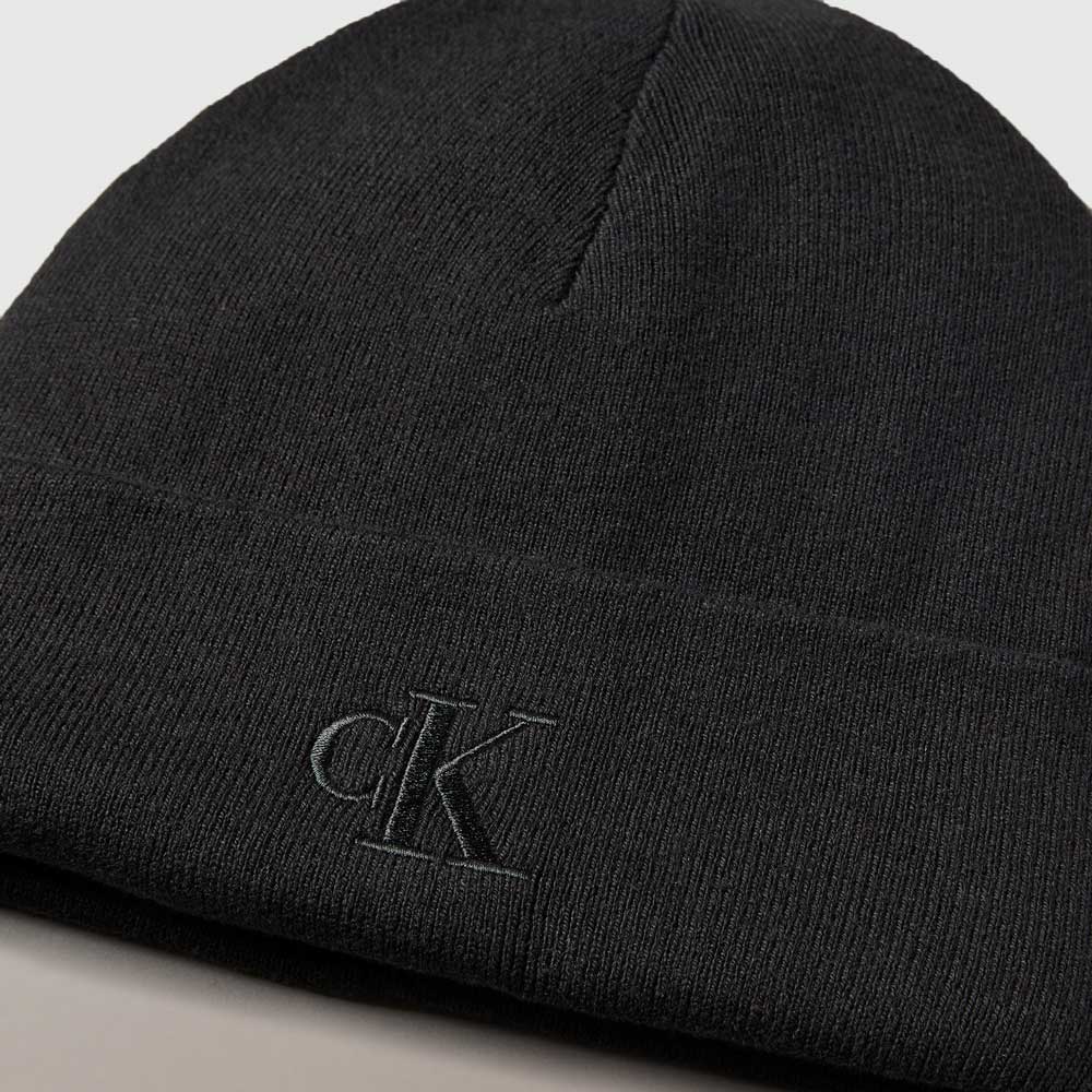 Ck Rib Beanie - Black