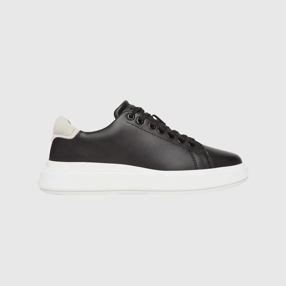 Calvin Klein Cupsole Suede Sneaker - Black Multi |ThirdBaseUrban