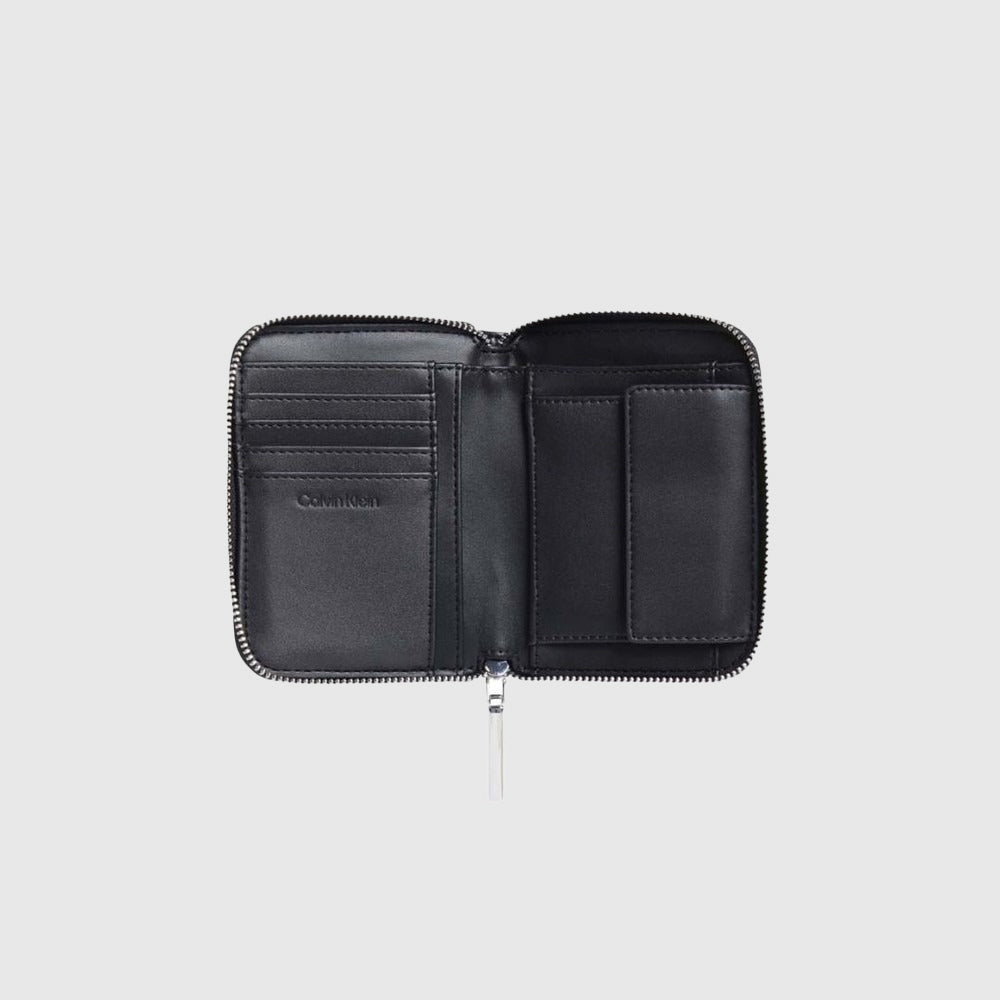 Embossed Logo Wallet - Black