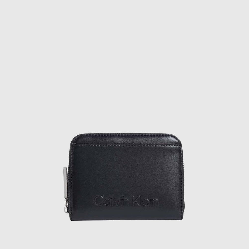Calvin Klein Embossed Logo Wallet - Black |ThirdBaseUrban
