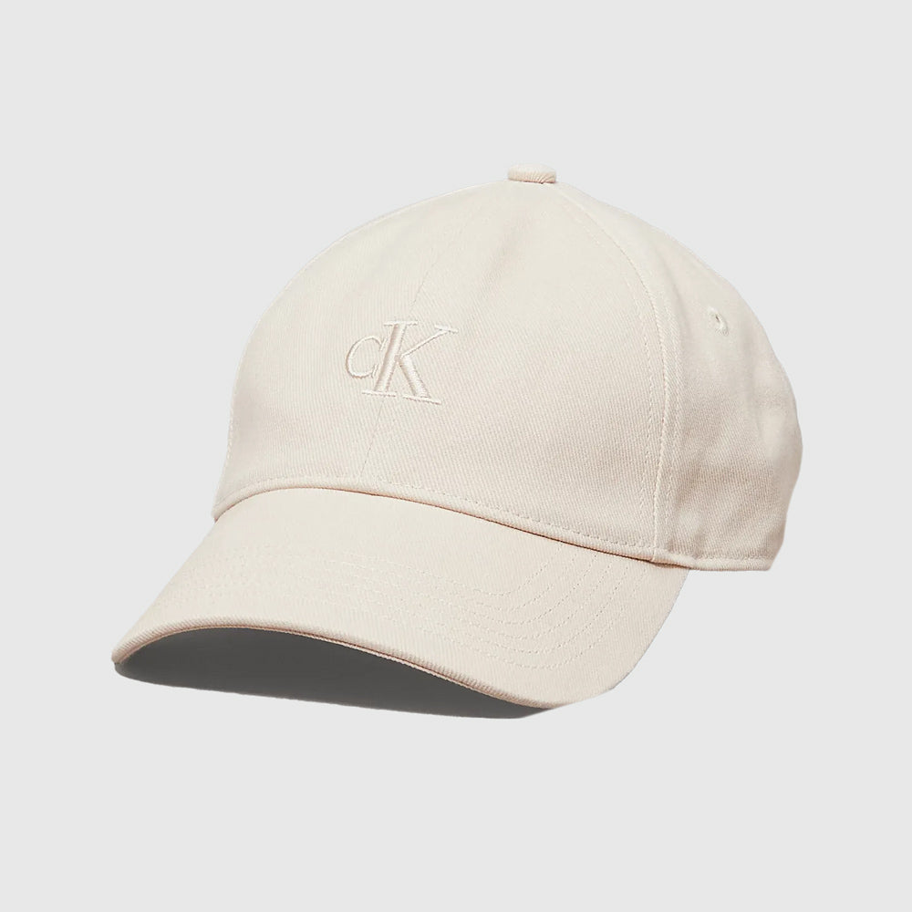 Embroidered Monogram Cap - OffWhite