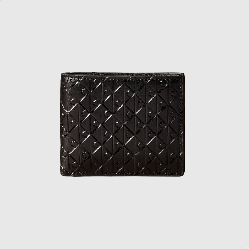 Calvin Klein Emblem Emboss Billfold - Black |ThirdBaseUrban