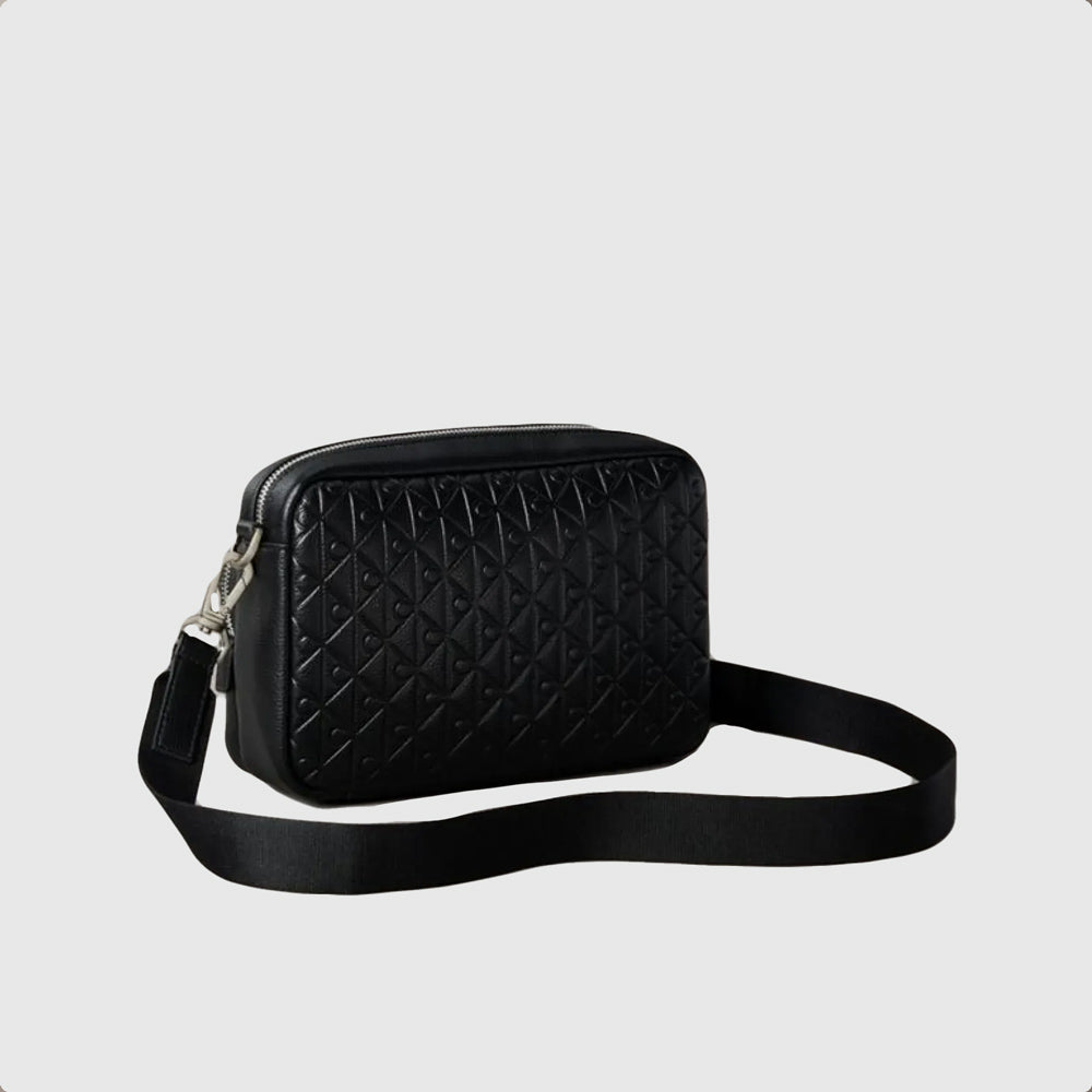 Emblem Emboss Camera Bag - Black