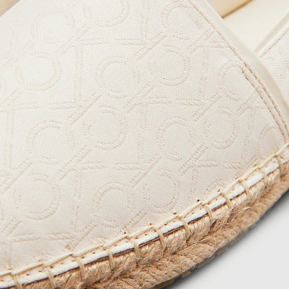 Jacquard Espadrille - Beige
