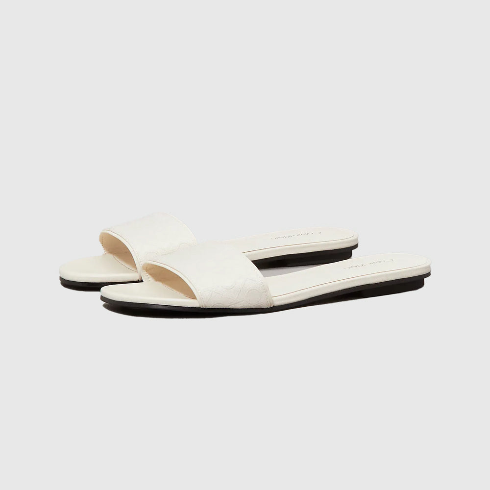 Jacquard Slide - Beige