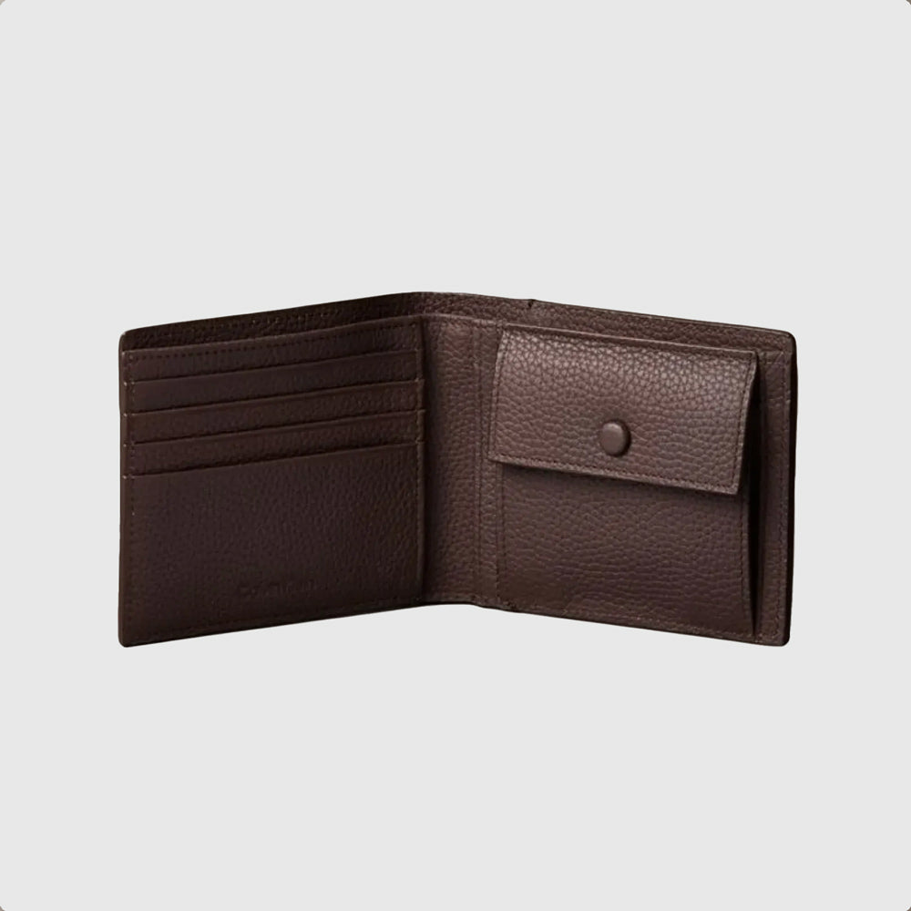 Foil Emboss Wallet - Dark Brown
