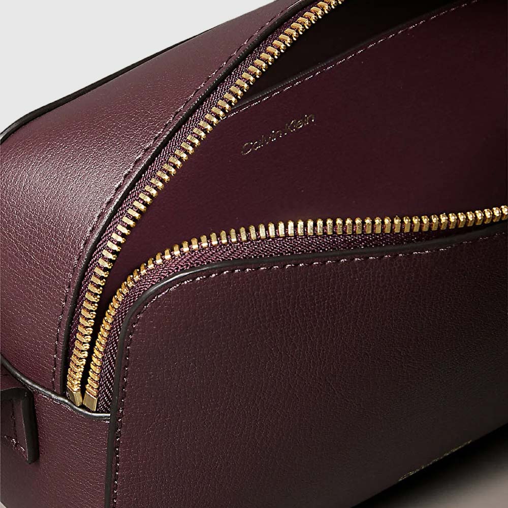 Foil Camera Bag - Burgundy