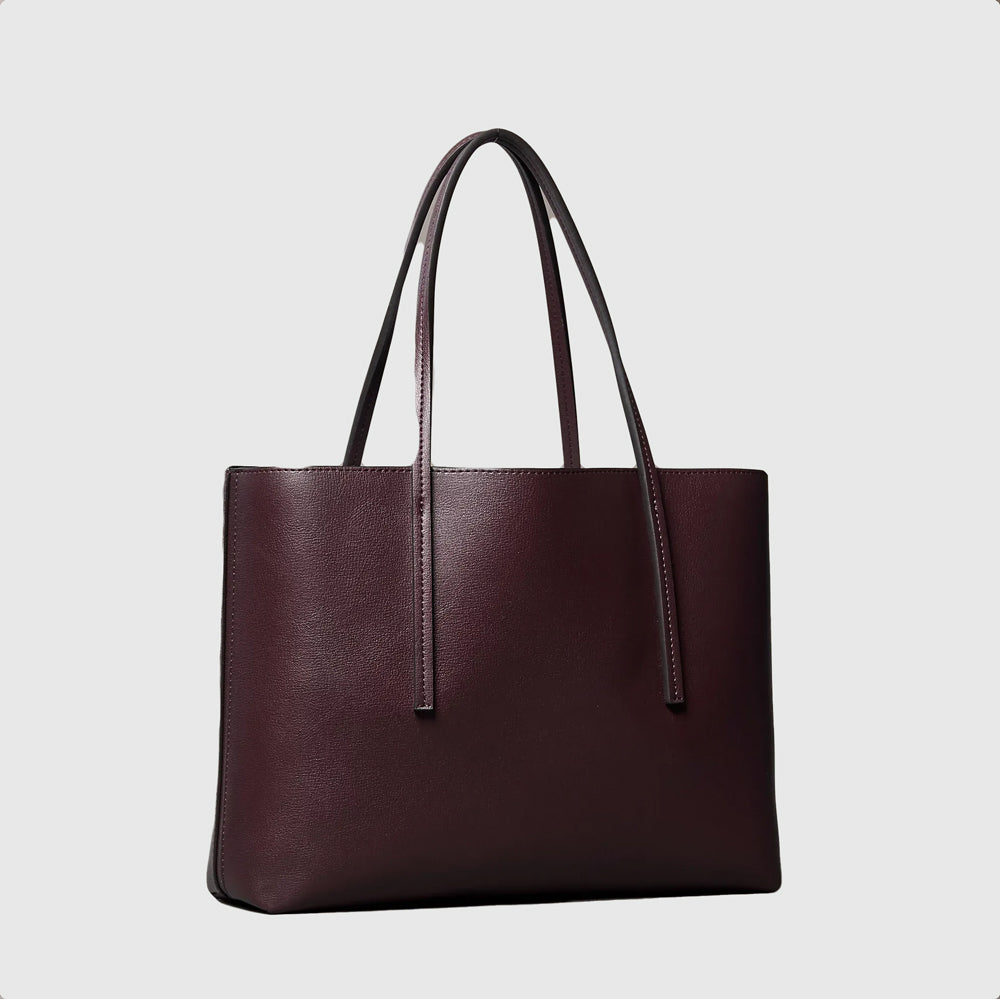 Foil Tote Bag - Burgundy
