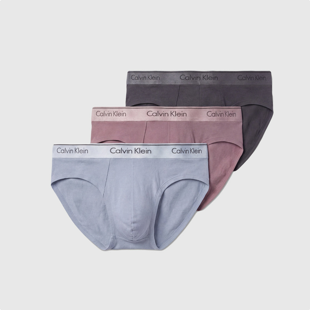 Calvin Klein 3 Pack Hip Brief - Multi |ThirdBaseUrban