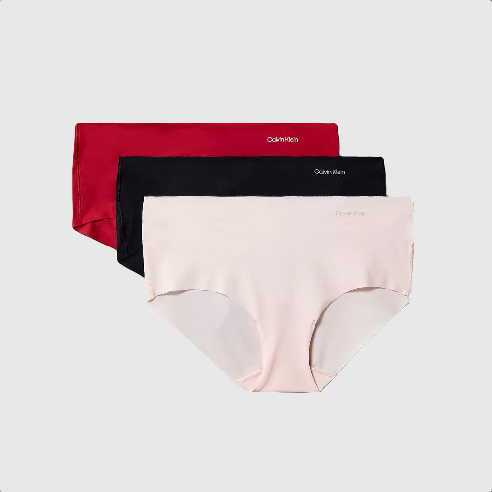 Calvin Klein 3 Pack Hipster - Red Multi |ThirdBaseUrban