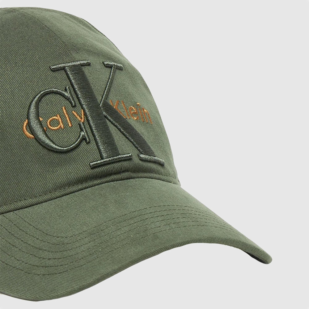 Layered Monologo Cap - Dark Green
