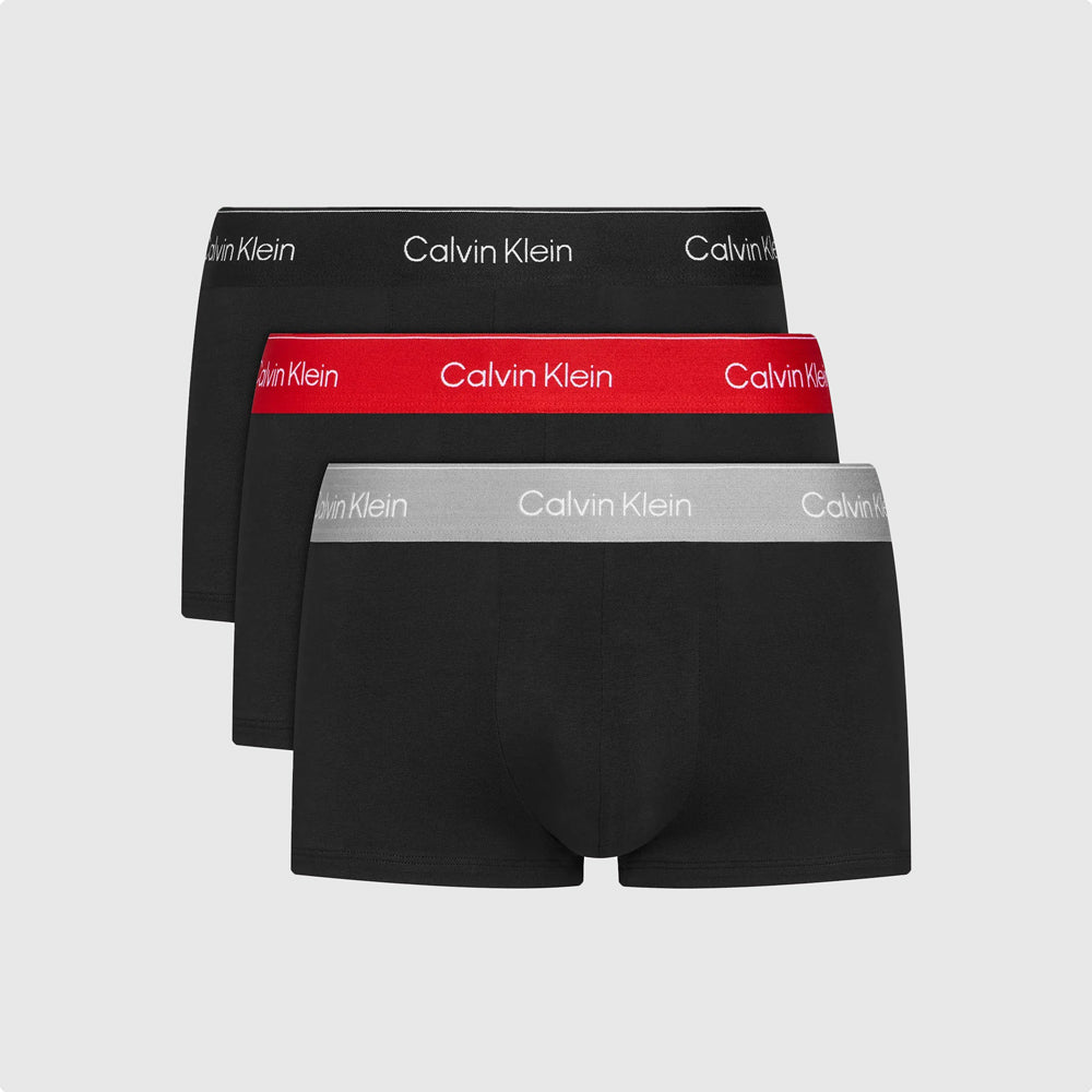 Calvin Klein3 Pack Low Rise Trunk - Black Multi |ThirdBaseUrban