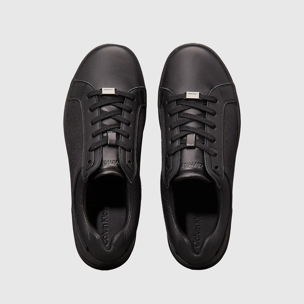 Jacquard Mono Sneaker - Black