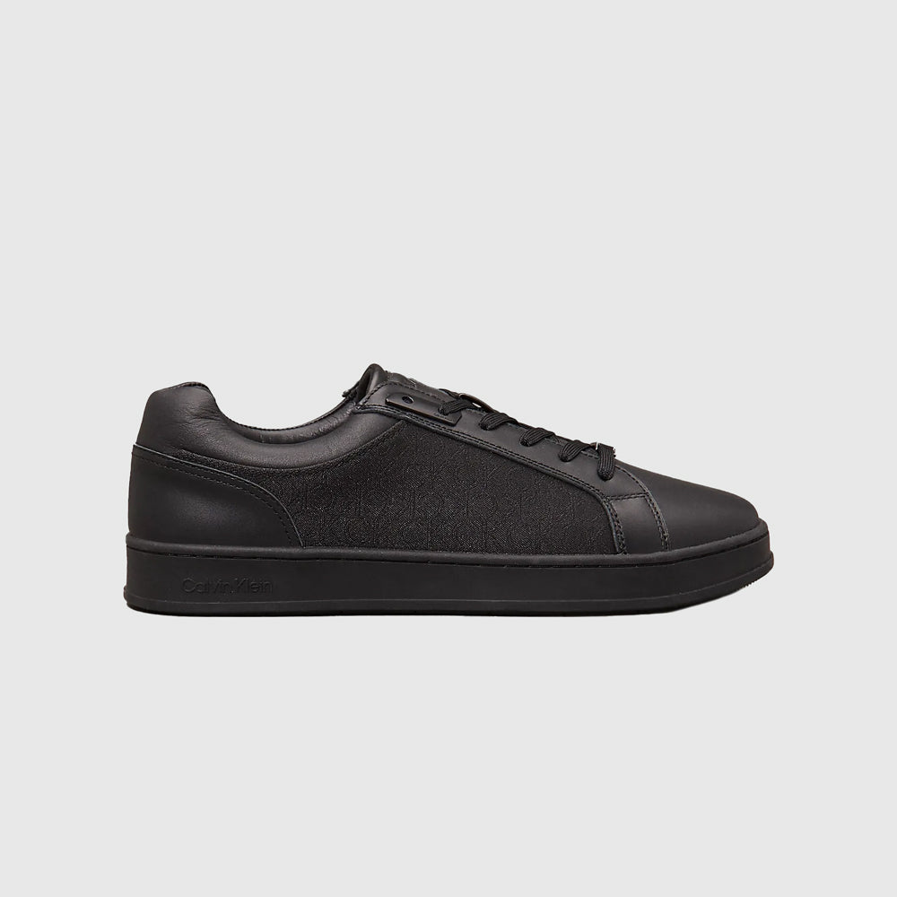 Calvin Klein Jacquard Mono Sneaker - Black |ThirdBaseUrban