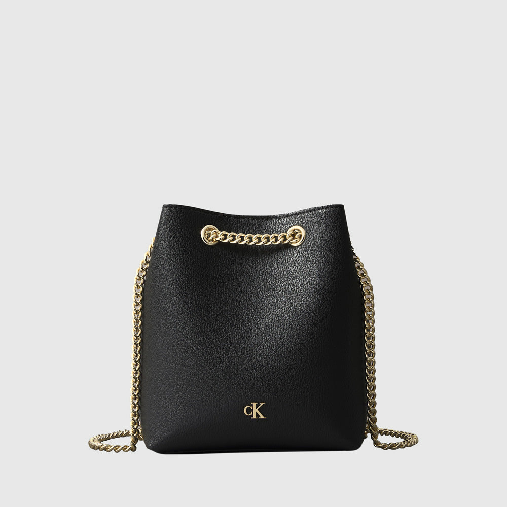 Calvin Klein Minimal Chain Bag - Black |ThirdBaseUrban