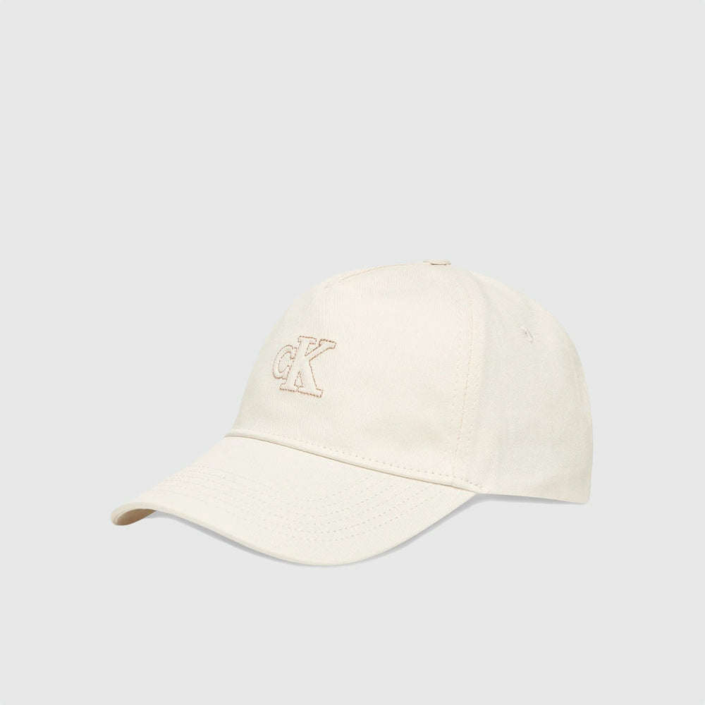 Calvin Klein Monogram Lurex Embroidery Cap - White |ThirdBaseUrban