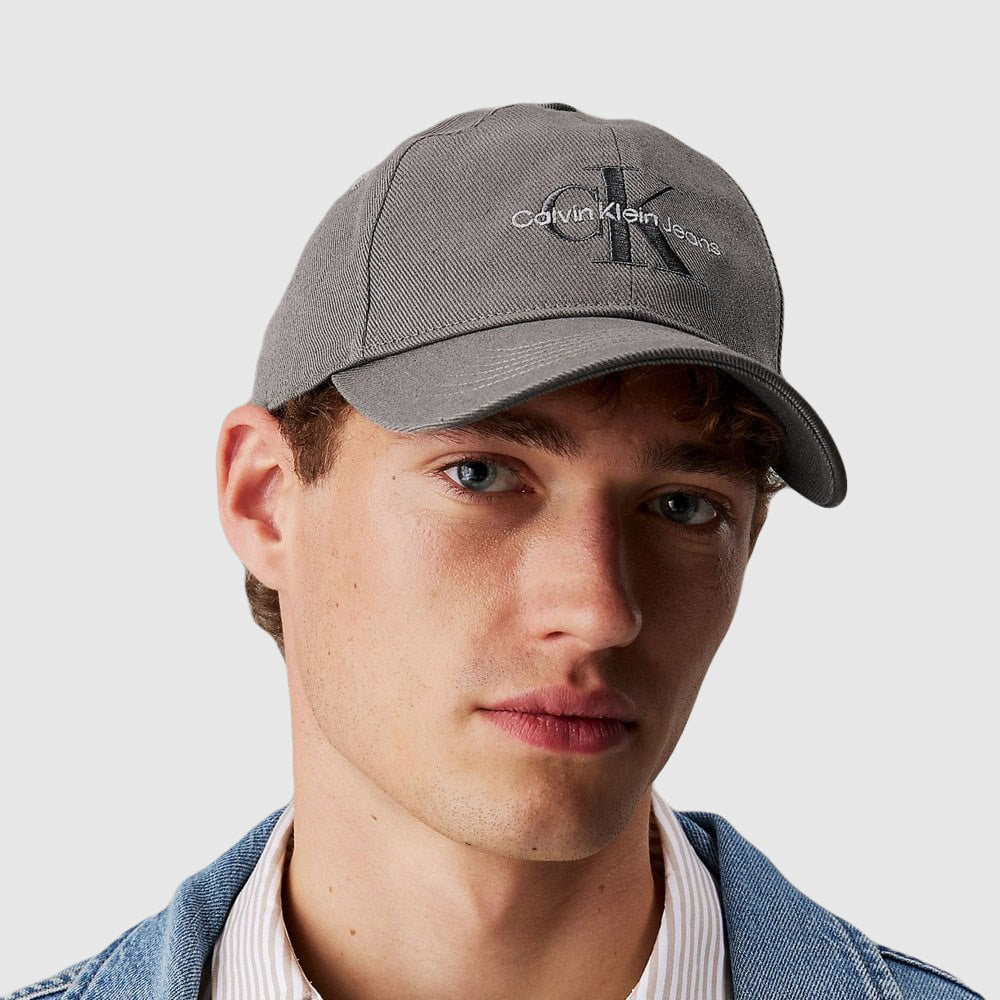 Calvin Klein Embroidery Baseball Cap - Grey |ThirdBaseUrban