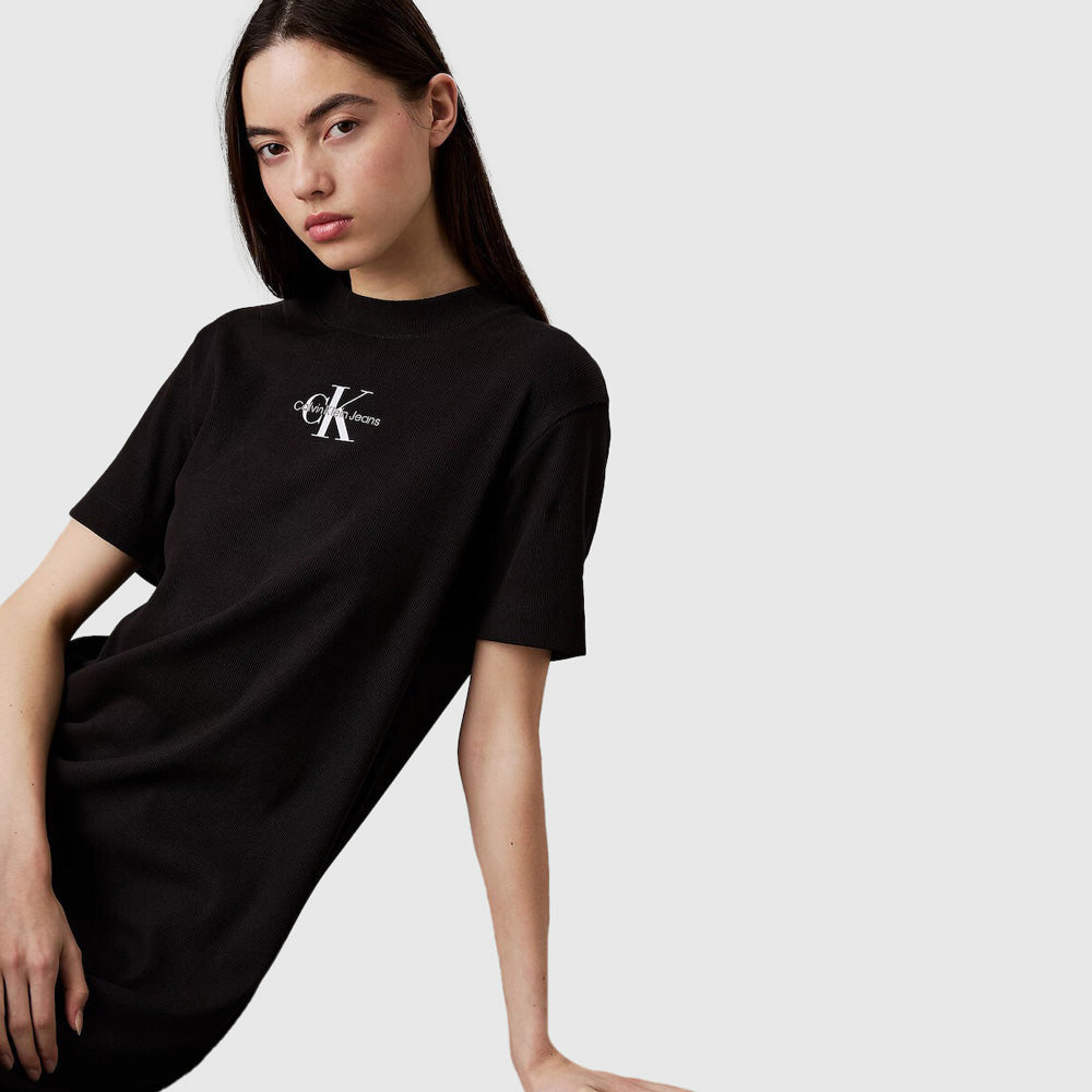 Monologo T-Shirt Dress - Black